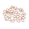 FOUFA 100-Piece Oval Stainless Steel Jump Rings, Gold/Rose Gold view 1
