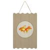 by Unbranded Goldfish Hanging Wooden Sign with Rope, Wall Decor, Rustic Quote Sign, 8 x 12 in view 1
