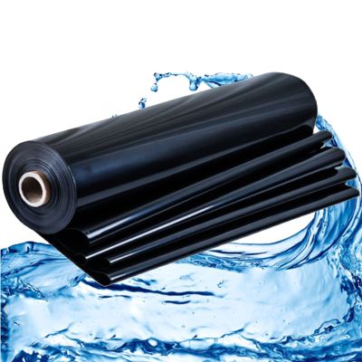 HDPE Pond Liner, Black, 2 x 6 m