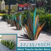 TGRTY DIY Metal Agave Plant, Rustic Indoor/Outdoor Garden Statue view 3