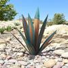 TGRTY DIY Metal Agave Plant, Rustic Indoor/Outdoor Garden Statue view 4