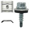 100 Profile Caps 26/50 + 4.8 x 20 mm Self-Drilling Trapezoidal Sheet Screws view 3