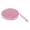 9.1 m Elastic Lace Trim for Sewing and Clothing, Ruffled Lace Ribbon, Black as Described - Pink as Described view 3