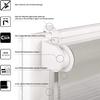 Mardom No-Drill Roller Blind for Windows, EIS, 102.5 x 215 cm view 3