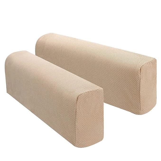 ZYYH 2-Piece Universal Sofa Armrest Covers, Stretchy, Removable (Color: A)
