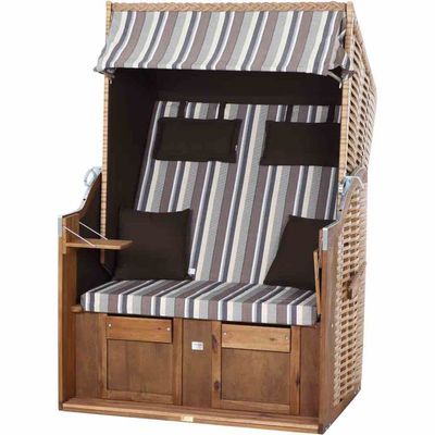 Froschkönig24 Strandkorb Trend 10+, Brown