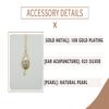 LOKILOKI Designer Crown Sterling Silver Natural Freshwater Pearl Pendant Necklace for Women view 2