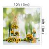 Kate Backdrops Outdoor Spring Sunflower Photography Backdrop, Farm Scene, Microfiber Portrait Studio Prop, 10 x 10 ft / 3 x 3 m view 3