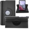 Dlahaby Case for Samsung Galaxy Tab A7 Lite 8.7-Inch, PU Leather 360° Rotating Stand Cover, Black view 1