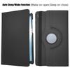 Dlahaby Case for Samsung Galaxy Tab A7 Lite 8.7-Inch, PU Leather 360° Rotating Stand Cover, Black view 3