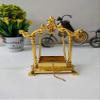 Frienemy Aluminum Laddu Gopal Idol, 8 x 6.5 x 2.5 in, Gold view 4