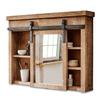 Loberon Taylors Island Mirror Cabinet, Brown view 1