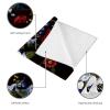 Microfiber Towels, 2-Pack, Quick-Dry Cooling Sports Towels, Bird Flower Vintage view 3