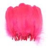 100 Colorful Natural Goose Feathers for Crafts, 12–18 cm, Light Pink view 1