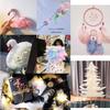 100 Colorful Natural Goose Feathers for Crafts, 12–18 cm, Light Pink view 4