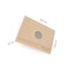 Fridge Magnet with Saying – “Chocolate Expands Your Bacon Spectrum” – Handmade Beechwood view 2