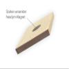 Fridge Magnet with Saying – “Chocolate Expands Your Bacon Spectrum” – Handmade Beechwood view 3