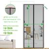 CGUOZI Magnetic Screen Door Curtain 200 x 260 cm, Black view 2