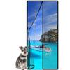 Magnetic Insect Screen Door, No-Drill Adhesive Mount, 85 x 215 cm, Black view 1