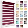 Double Roller Blind Without Drilling, 102 x 220 cm, Day & Night, Light-Filtering and Blackout view 1