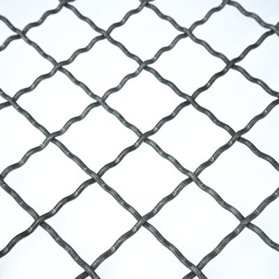 Uncoated Steel Crimped Wire Mesh, 30 x 30 mm, 3 mm Wire, 1000 x 120 mm