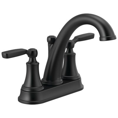 Delta Faucet 2532LF-BLTP Woodhurst Bath Faucet, Matte Black