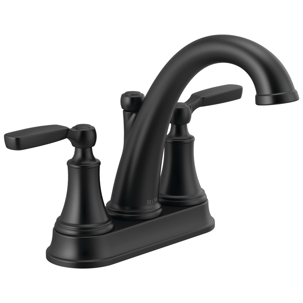 Delta Faucet 2532LF-BLTP Woodhurst Bath Faucet, Matte Black