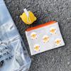 Self-Adhesive Cartoon Food Patches, 3 Pieces, Embroidered Avocado and Kawaii Bread Designs view 4