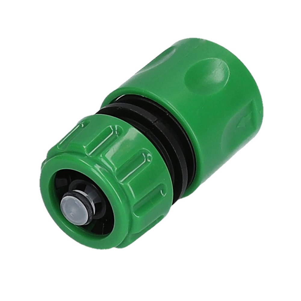 mumbi 1/2" Quick-Connect Hose Coupling with Water Stop