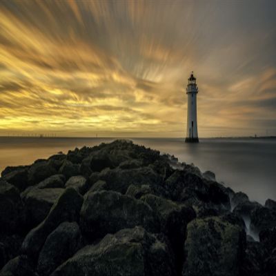 LHJOYSP Mystery Puzzle, Natural Beauty, Sea, Sunset, Lighthouse, 1000 Pieces, 75 x 50 cm