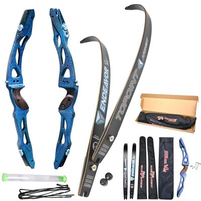 Wolfman 18–44 lb ILF Recurve Bow Set, Right-Handed, Spectra, 66 in/44 lb