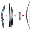 Wolfman 18–44 lb ILF Recurve Bow Set, Right-Handed, Spectra, 66 in/44 lb view 2
