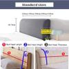 Stretch Headboard Cover 140/200/180, Dust-Resistant, Black/Blue/Beige/Gray (M, 220 cm) view 2