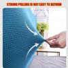 Stretch Headboard Cover 140/200/180, Dust-Resistant, Black/Blue/Beige/Gray (M, 220 cm) view 3