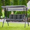 PATIO Luna/Kate Small Balcony Swing, 130 cm Seat, Cushions and Adjustable Canopy view 3