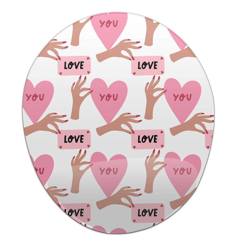 Bonamaison Ergonomic Mouse Pad with Wrist Rest, Anti-Slip, 20 x 23 cm