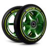 SOKE Scooter Wheel Set, 2-Pack, 110 mm, ABEC 9, Green view 1