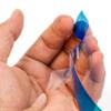 Oilslick Iridescent Transparent Decorative Pinstripes, Chameleon Effect, 20 mm, Blue view 4