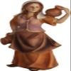 dekoprojekt Nativity Figurine: Maid with Pitcher on Shoulder view 1