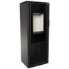 KRATKI Enyo Flat02 freestanding indoor wood-burning stove, BImSchV 2 compliant, 6 kW, 80% thermal efficiency, handleless door with storage compartment, 129 x 49 cm view 2