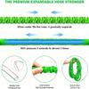CLMCL 30 m/100 ft Expandable Garden Hose with 8-Function Spray Nozzle, Green view 2