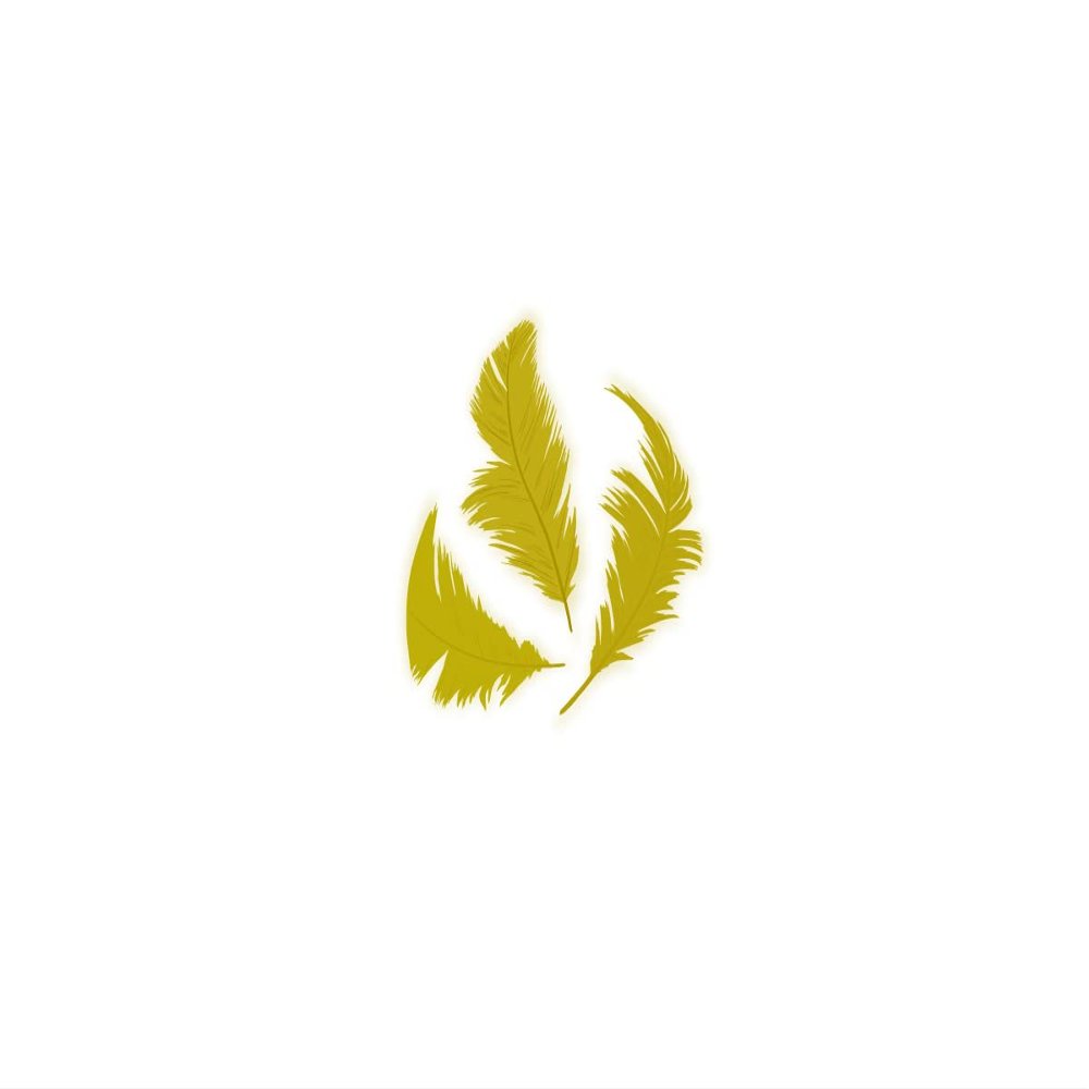 INNSPIRO Yellow Feathers, 75 mm, 14 g