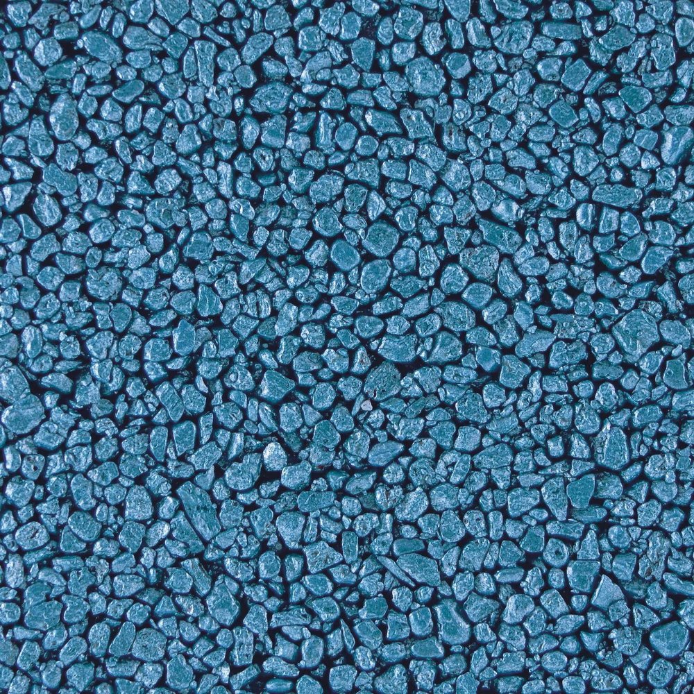 Terralith Metallic Stone Carpet Complete Set for 1 m², Fine 2–4 mm, Blue Outdoor