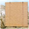 Reed Roll-Up Curtain, 70% Sun Shade, Handwoven Natural Reed, Translucent Blind for Windows, Doors & Outdoor Terraces (W 70 x H 180 cm / 27.5 x 70.8 in) view 1
