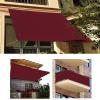 KOUDU Waterproof Sun Shade Sail, 1.6 x 10 m, 98% UV Protection, Polyester, Wine Red view 1