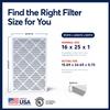 BNX TruFilter 16 x 25 x 1 MERV 13 Air Filter, 4-Pack view 2
