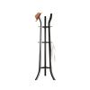 Modern Freestanding Coat Rack, Black view 1