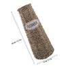 Handmade Brown Woven Plastic Vase for Flowers view 2