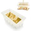 Flexible Rectangular Silicone Soap Mold, 1 L view 3