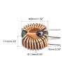 sourcing map 5 Pcs Toroidal Inductor Copper Coils, 1 mH 10 A view 2